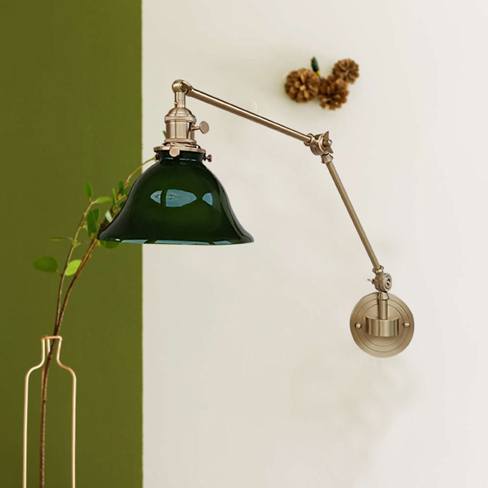 Epoch Applique Murale Vintage/Pliable, Vert/Blanc, Métal, Chambre