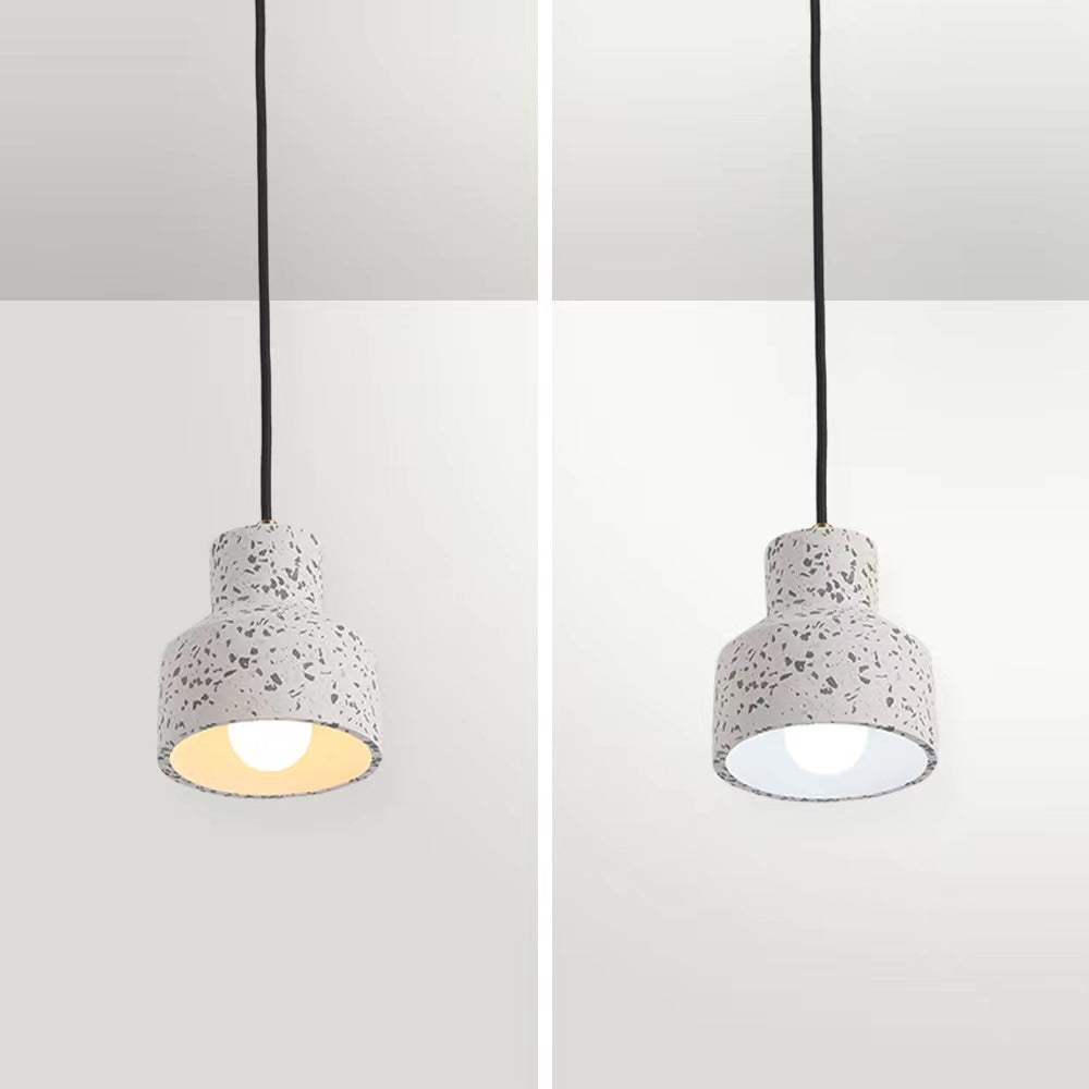 Halen Suspension Rond Décor Nordique. Métal/Ciment. 4 Couleur. Salon