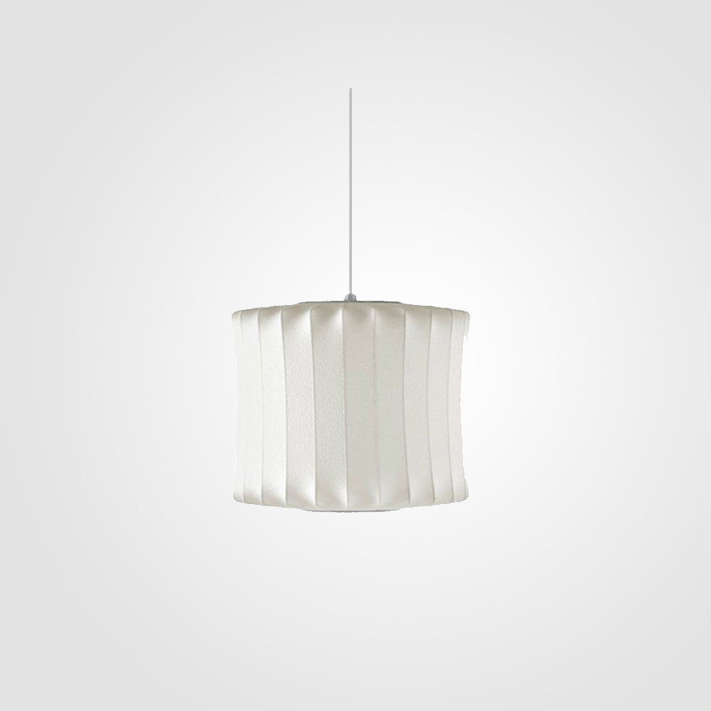Etrio Suspension Vintage. Métal/Tissu. Blanc. Bar