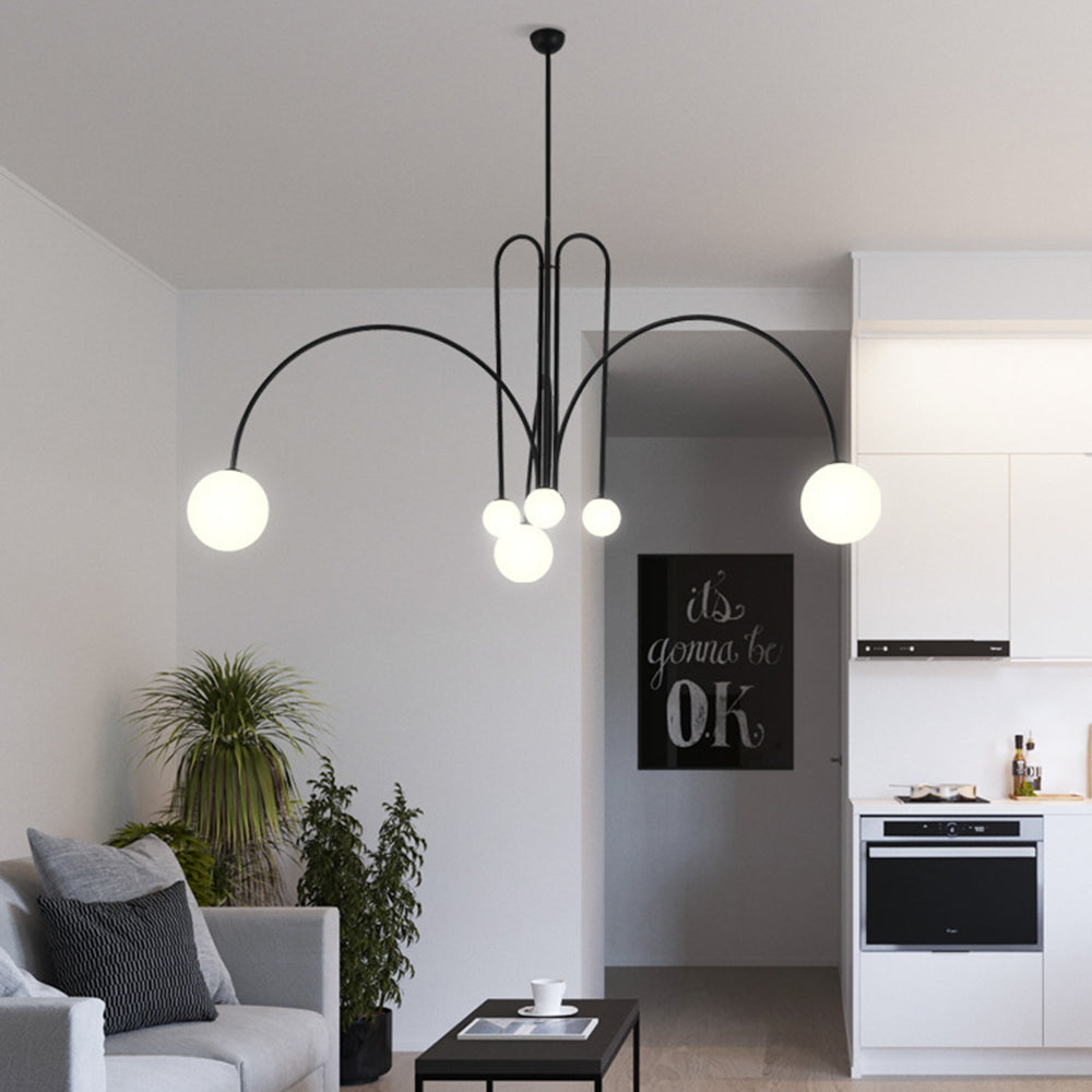 Monica Suspension Multi Simple Verre Chambre à Coucher/Salon