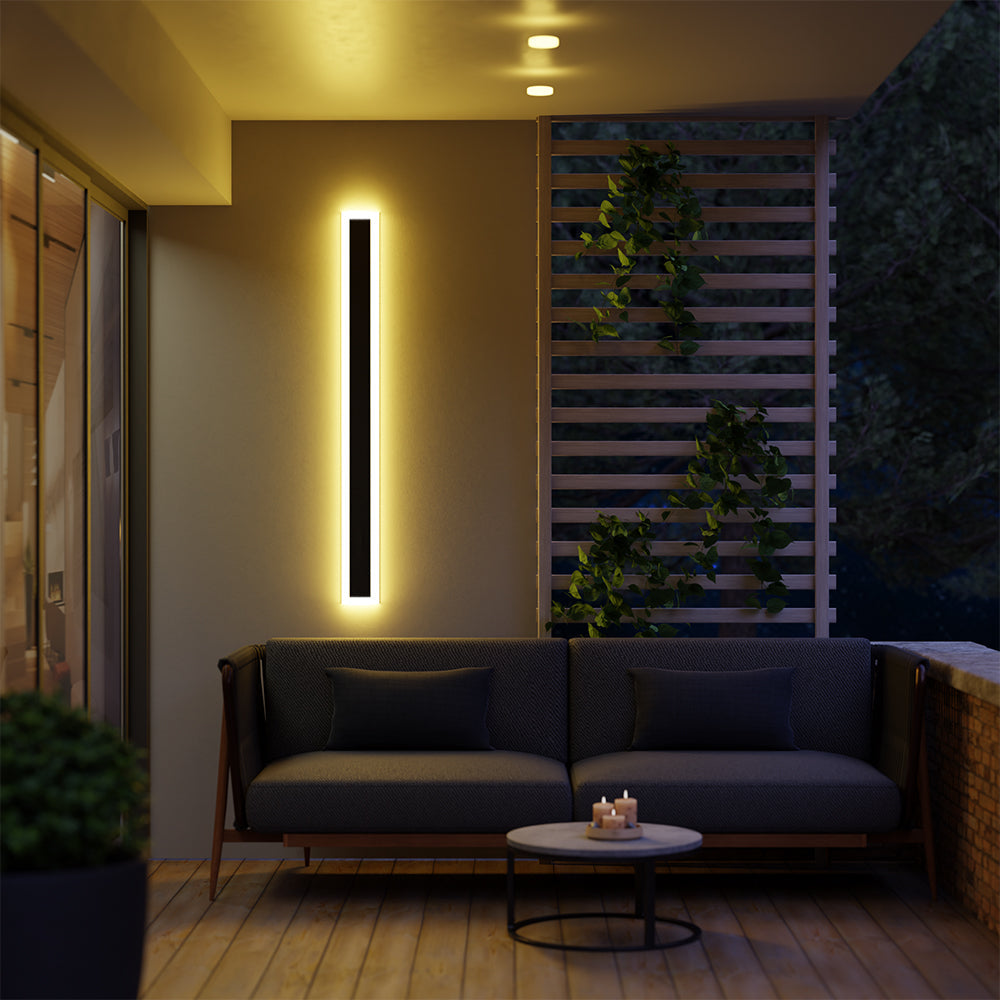 Vynn Applique Murale Extérieur Moderne Étanche LED  Noir/Blanc