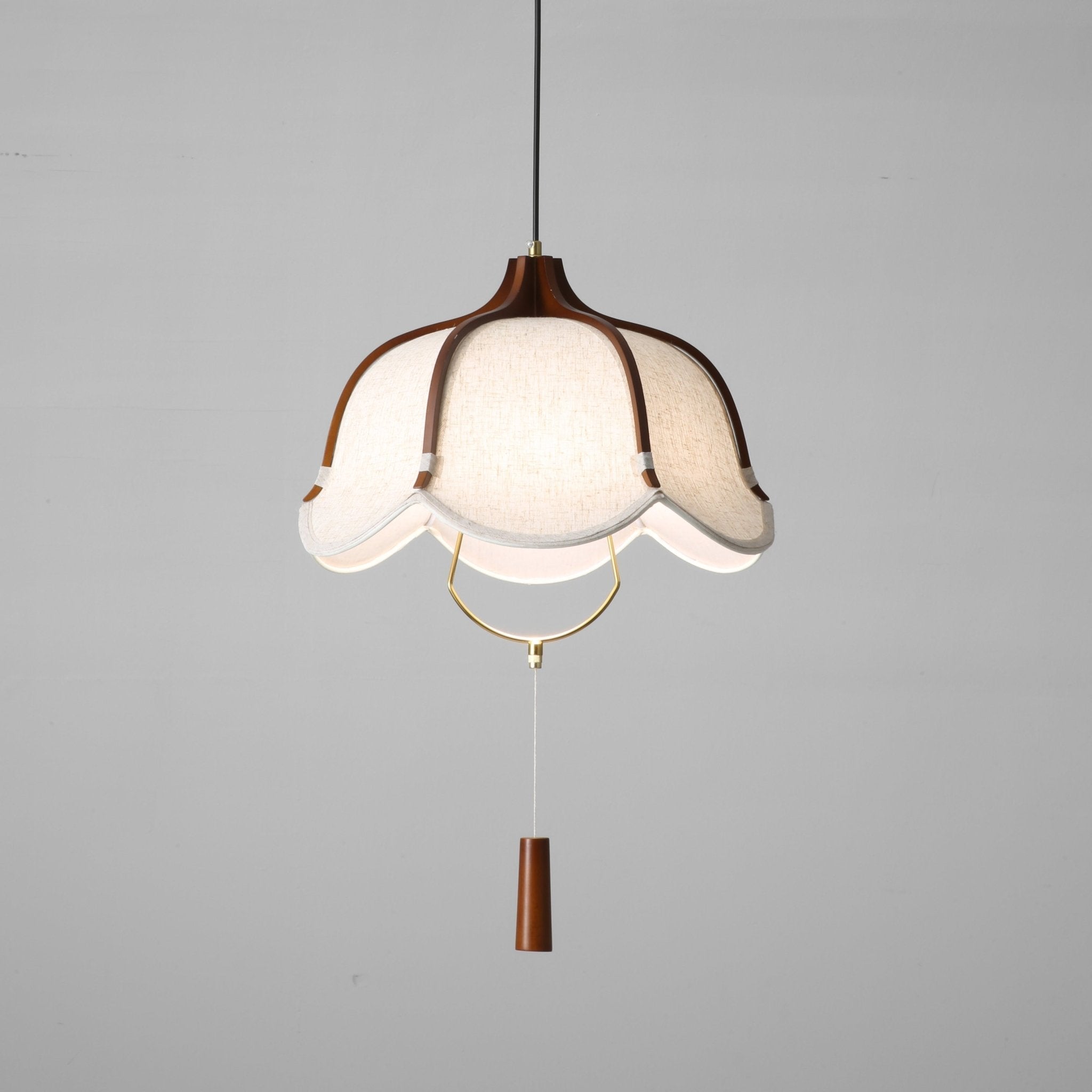 Lustra Suspension Lampe Lanterne Moderne en Tissu