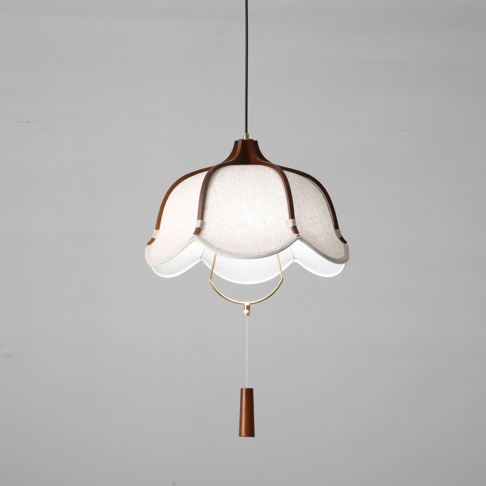 Lustra Suspension Lampe Lanterne Moderne en Tissu
