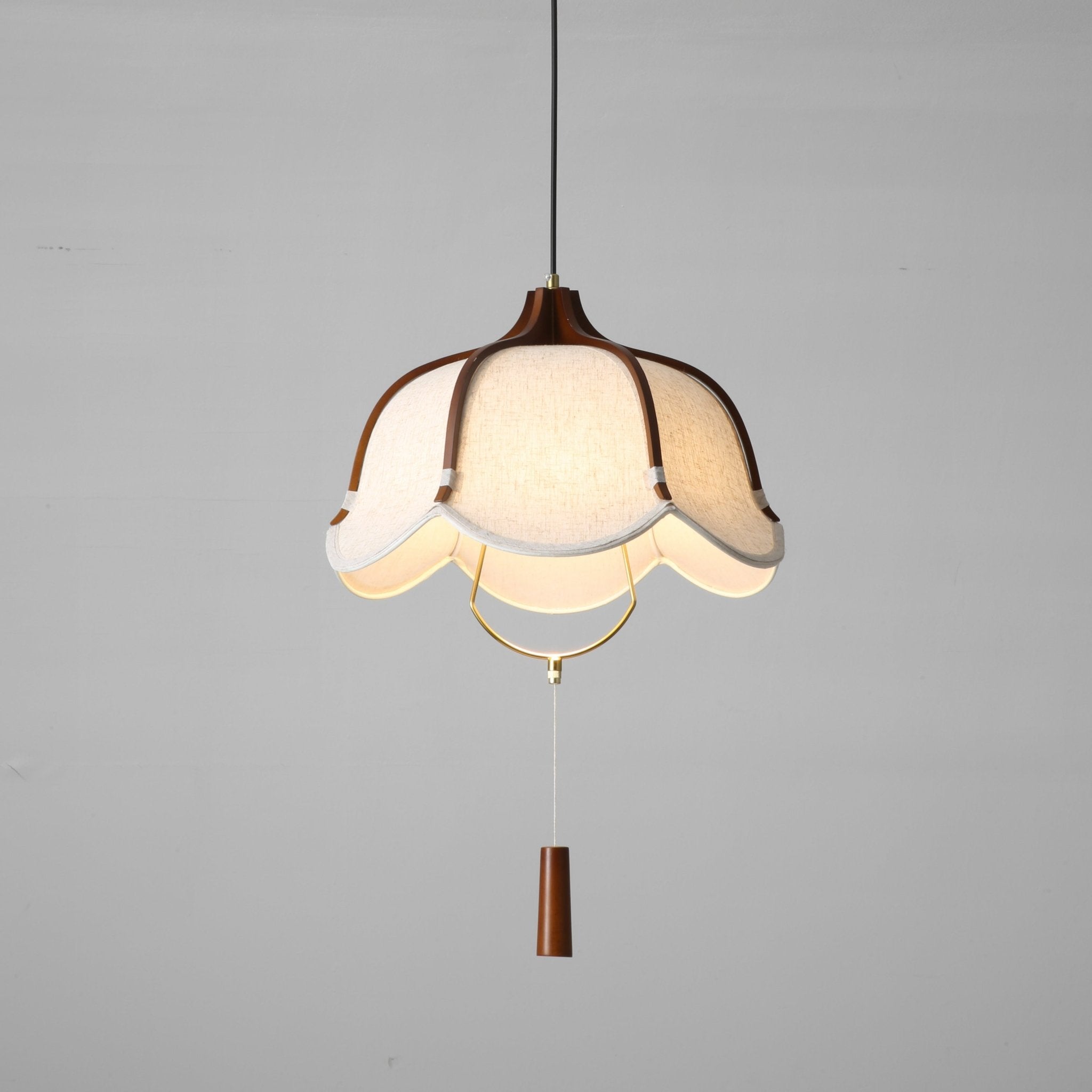 Lustra Suspension Lampe Lanterne Moderne en Tissu
