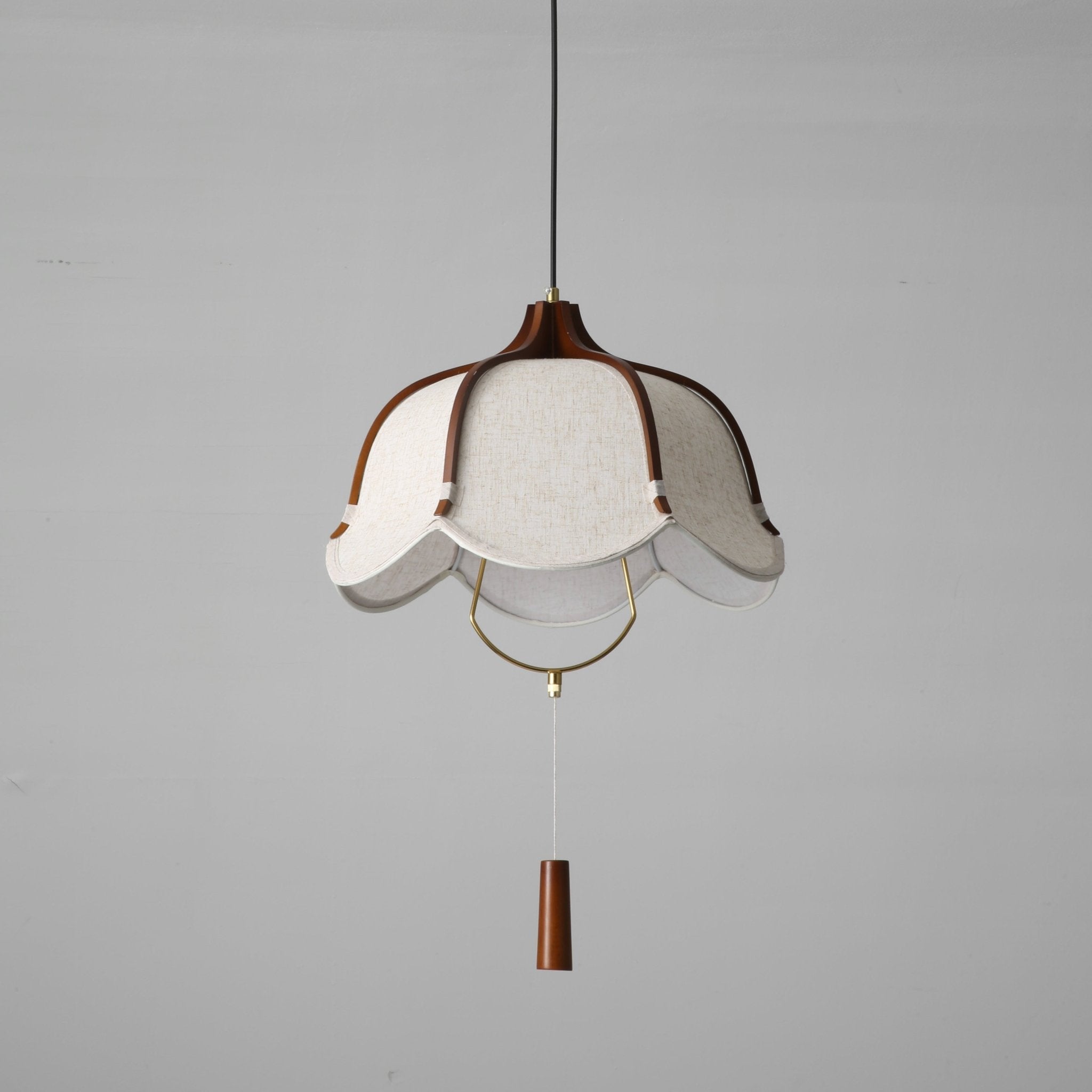 Lustra Suspension Lampe Lanterne Moderne en Tissu
