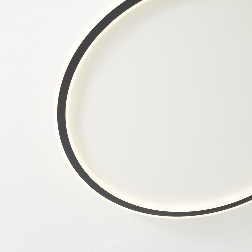 Quasso Plafonnier Rond ModerneBlanc/Noir. Salon