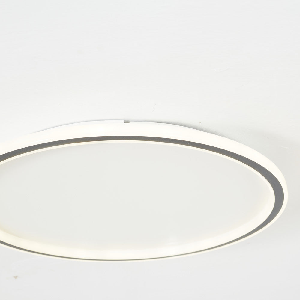 Quasso Plafonnier Rond ModerneBlanc/Noir. Salon