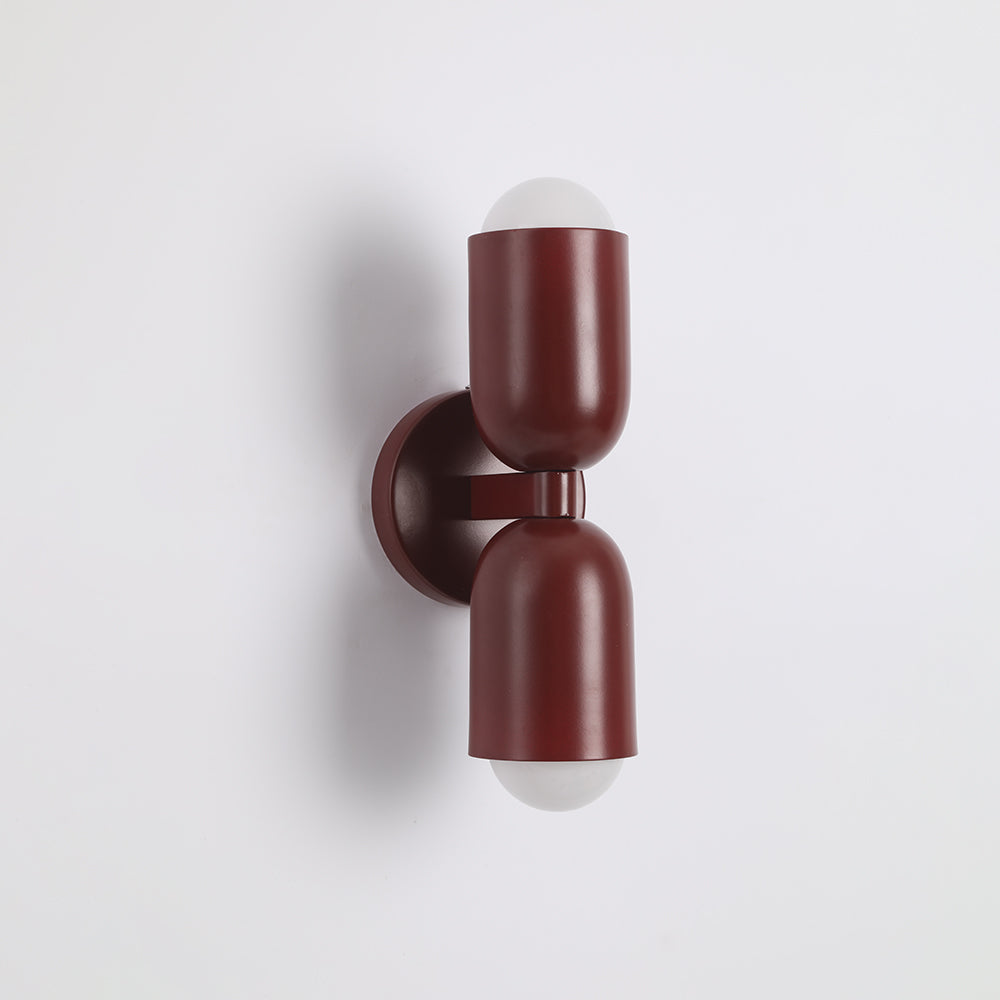 Kira Applique Murale Cylindre Scandinave Métal Coloré Salon