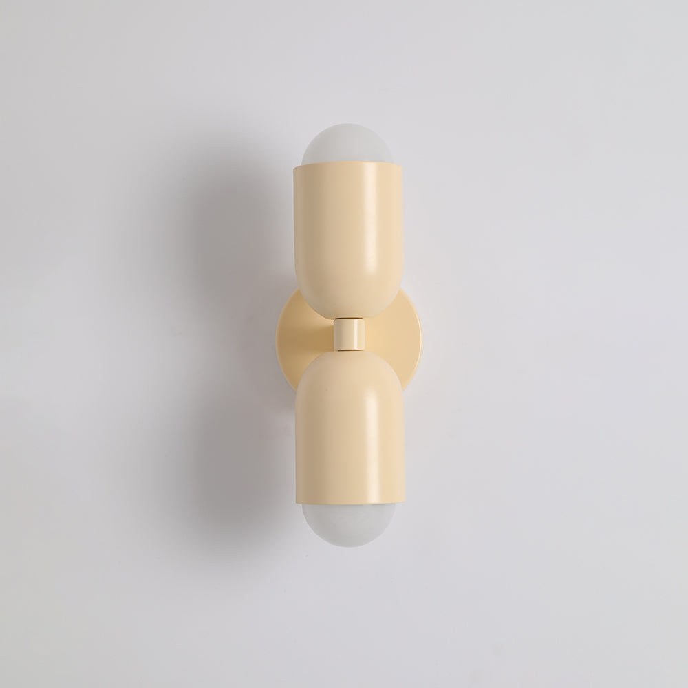 Kira Applique Murale Cylindre Scandinave Métal Coloré Salon