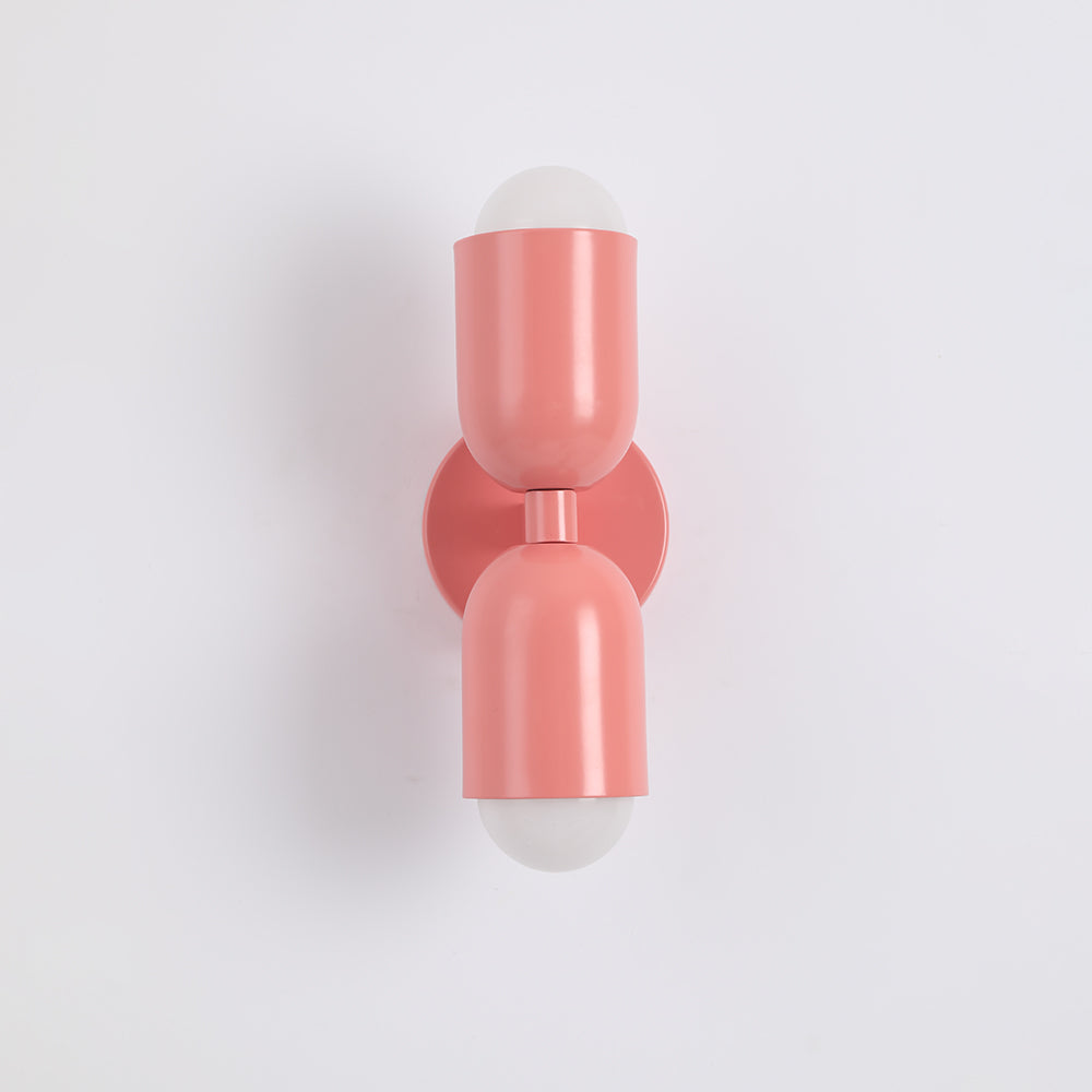 Kira Applique Murale Cylindre Scandinave Métal Coloré Salon