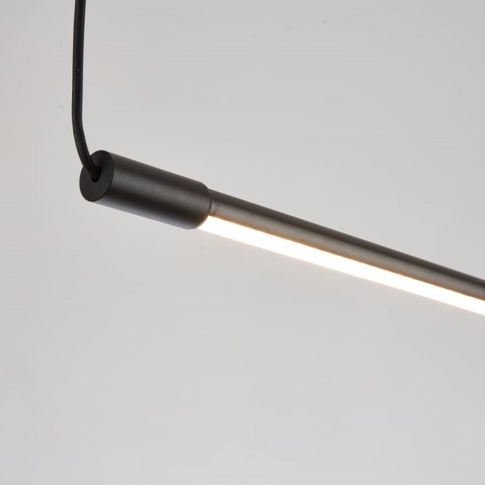 Zynar Suspension Linéaire Minimaliste Noir Chambre