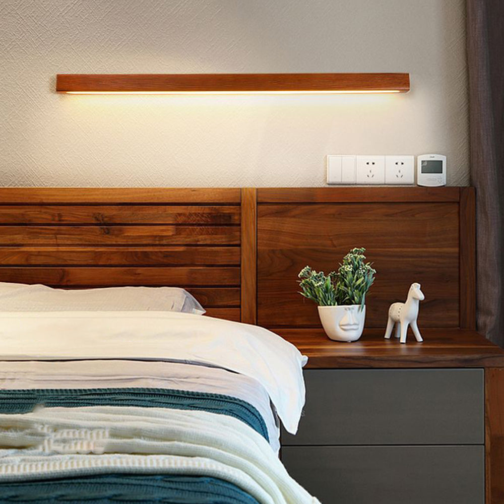 Zenx Applique Murale Linéaire en Bois