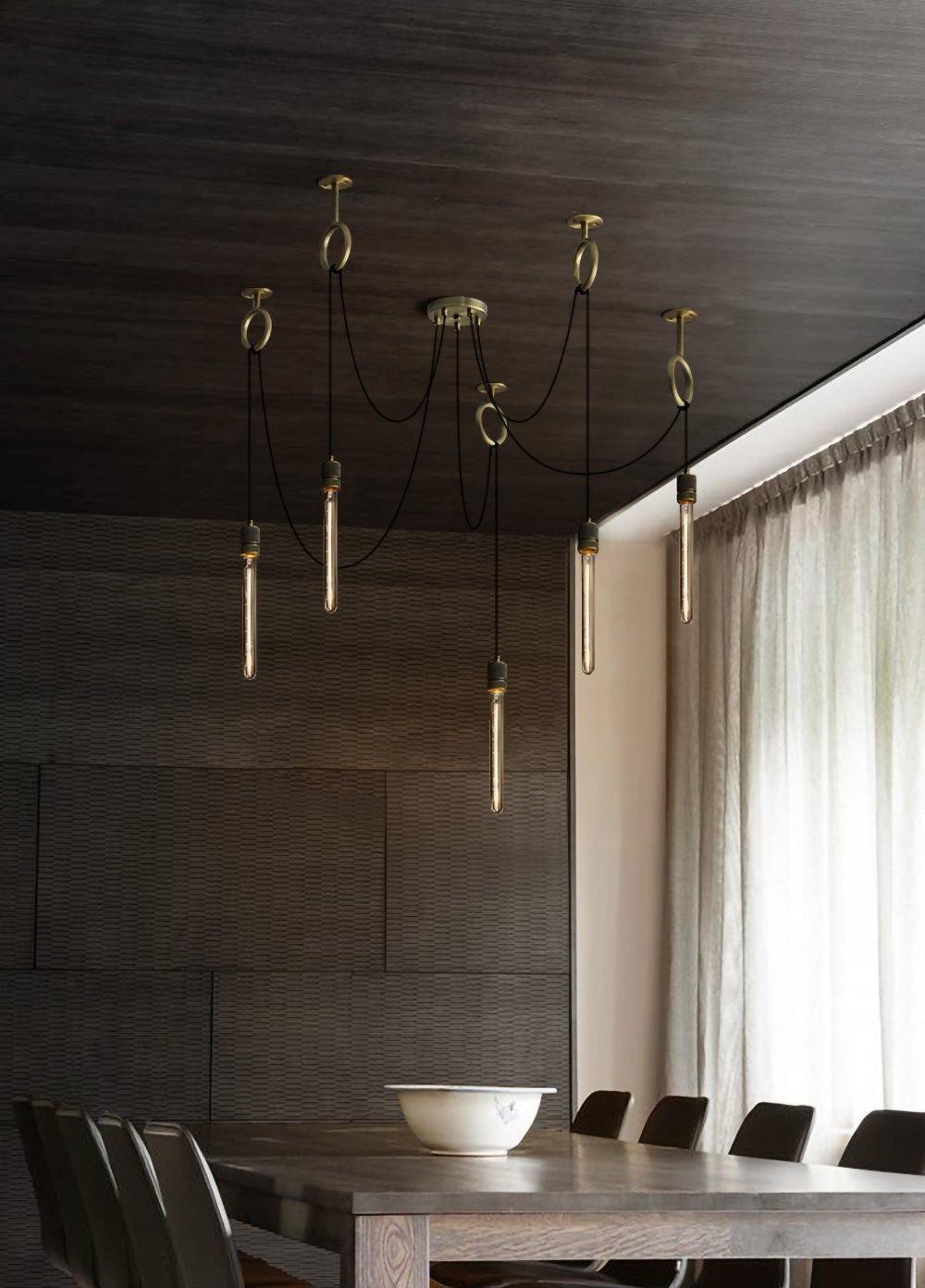 Lustra Lustre Industrial Spider Bulb Hanging