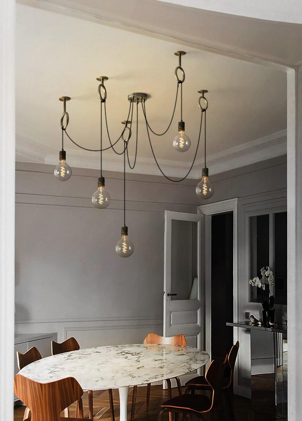 Lustra Lustre Industrial Spider Bulb Hanging