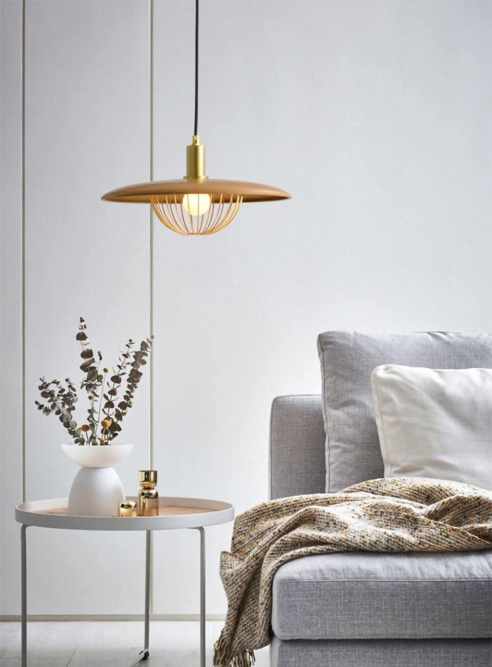 Elanora Wood Retro Vintage Pendant Lamp
