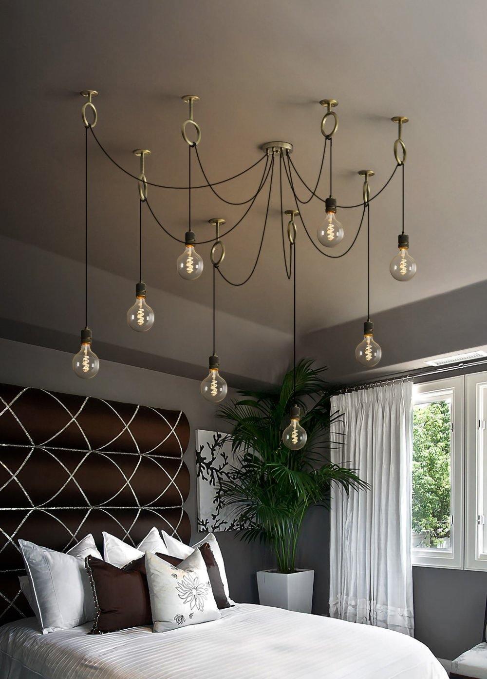 Lustra Lustre Industrial Spider Bulb Hanging