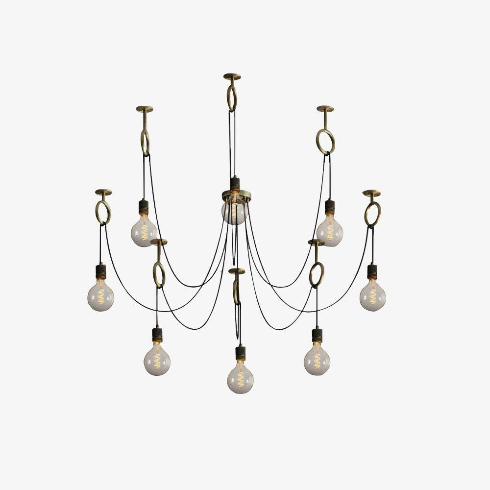 Lustra Lustre Industrial Spider Bulb Hanging