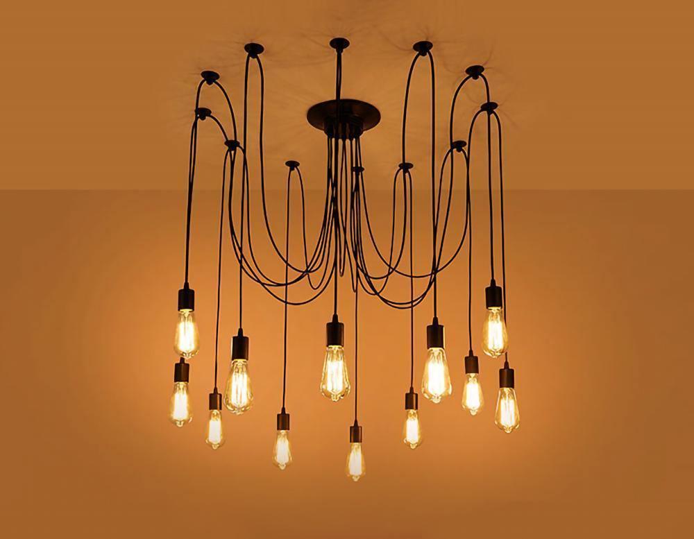 Lustra Lustre à Câble Araignée Industriel