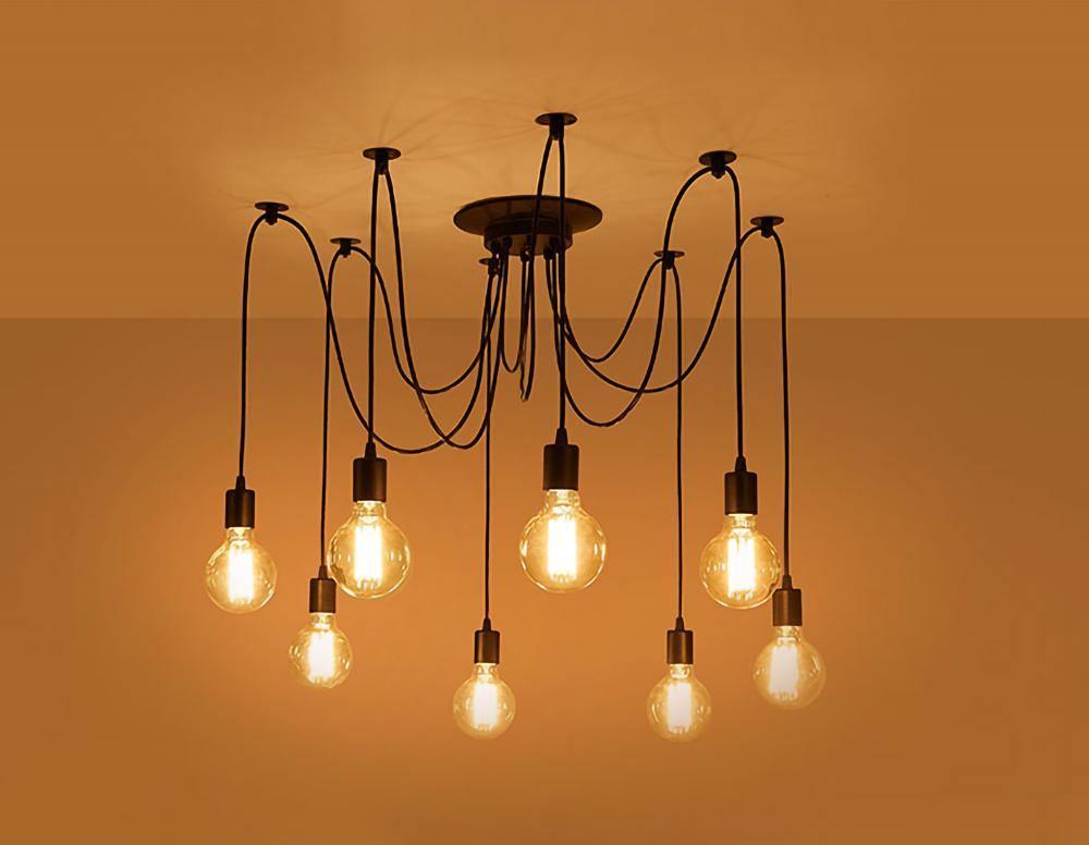 Lustra Lustre à Câble Araignée Industriel
