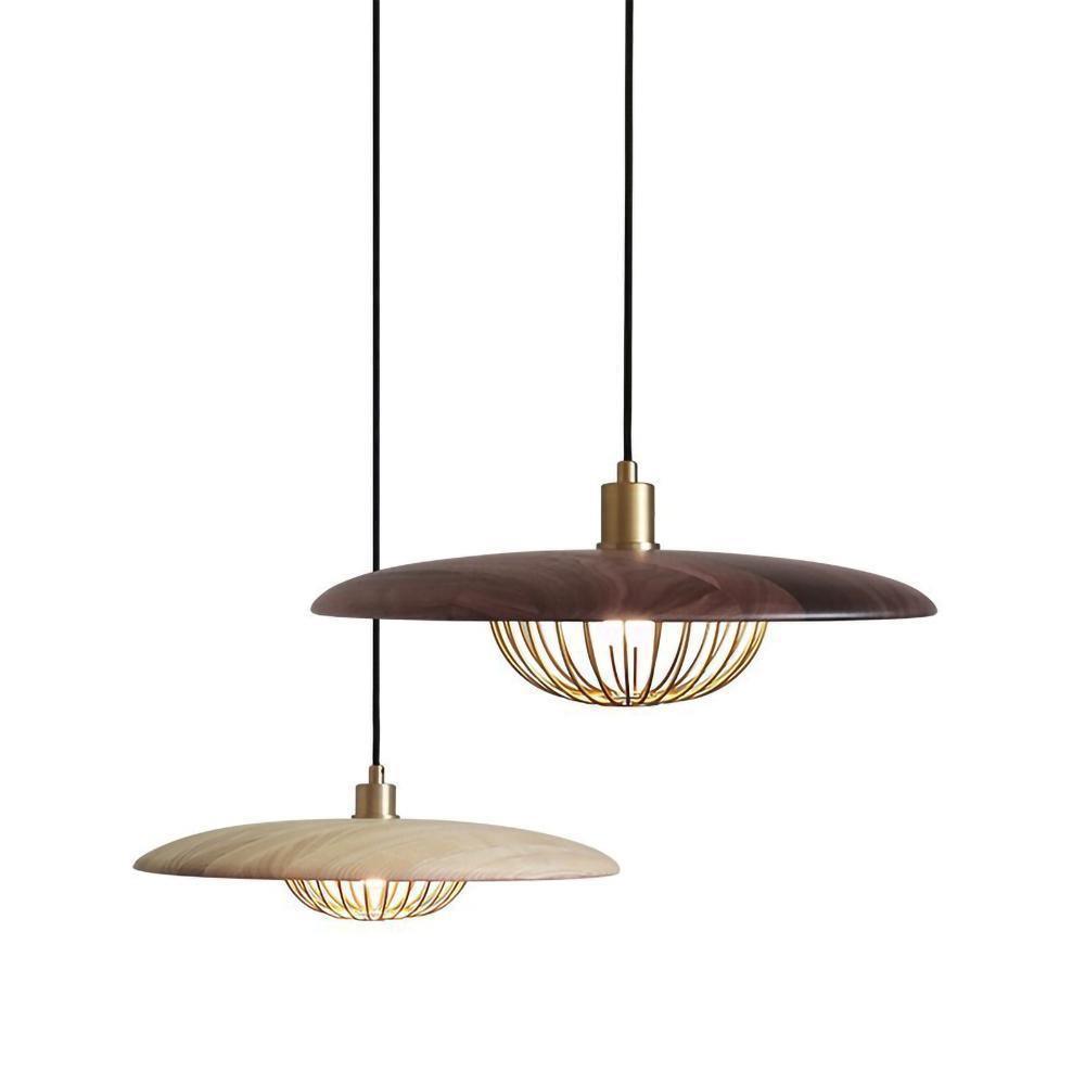 Elanora Wood Retro Vintage Pendant Lamp