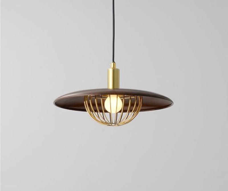 Elanora Wood Retro Vintage Pendant Lamp