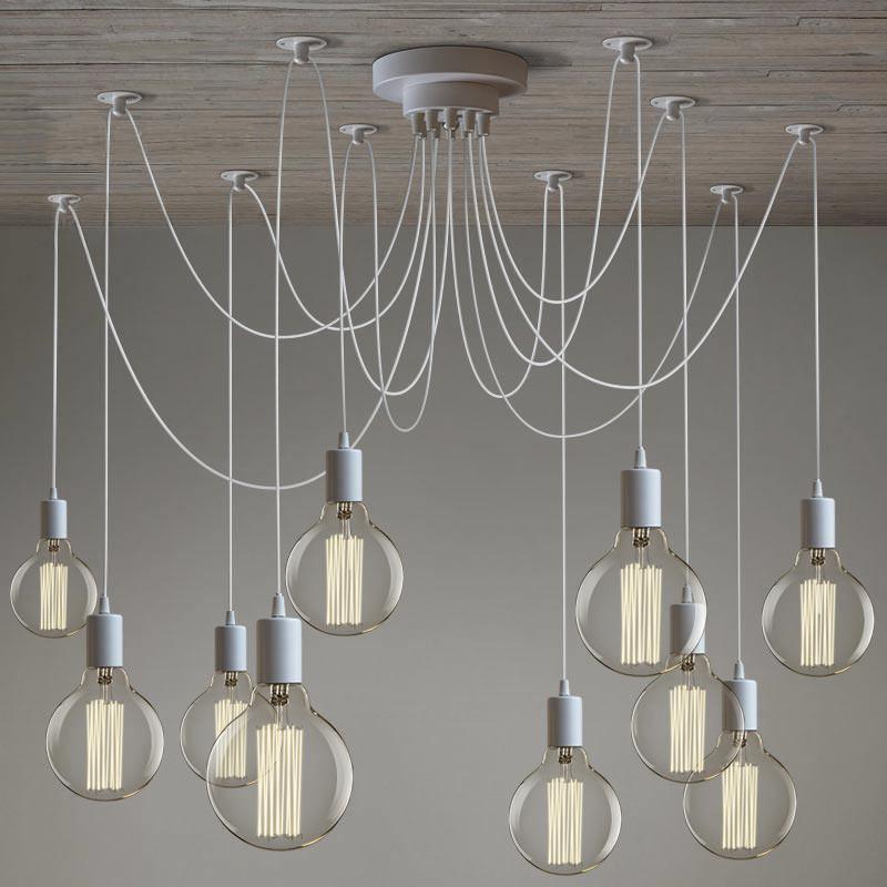 Lustra Lustre à Câble Araignée Industriel