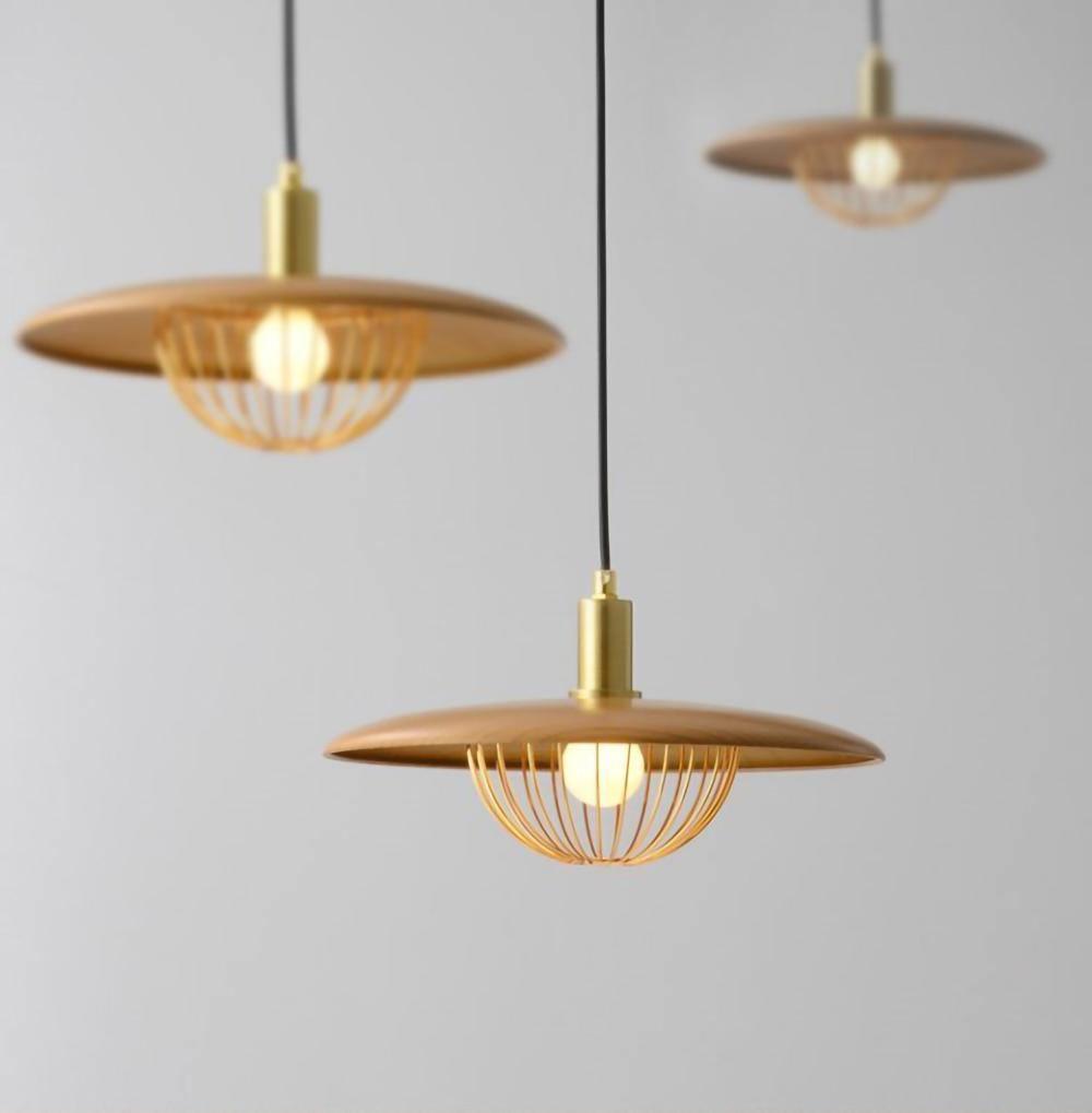 Elanora Wood Retro Vintage Pendant Lamp