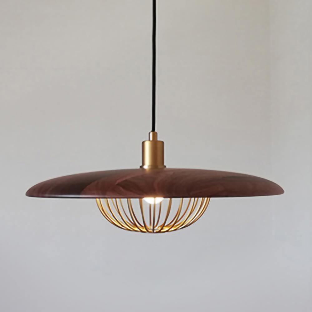 Elanora Wood Retro Vintage Pendant Lamp