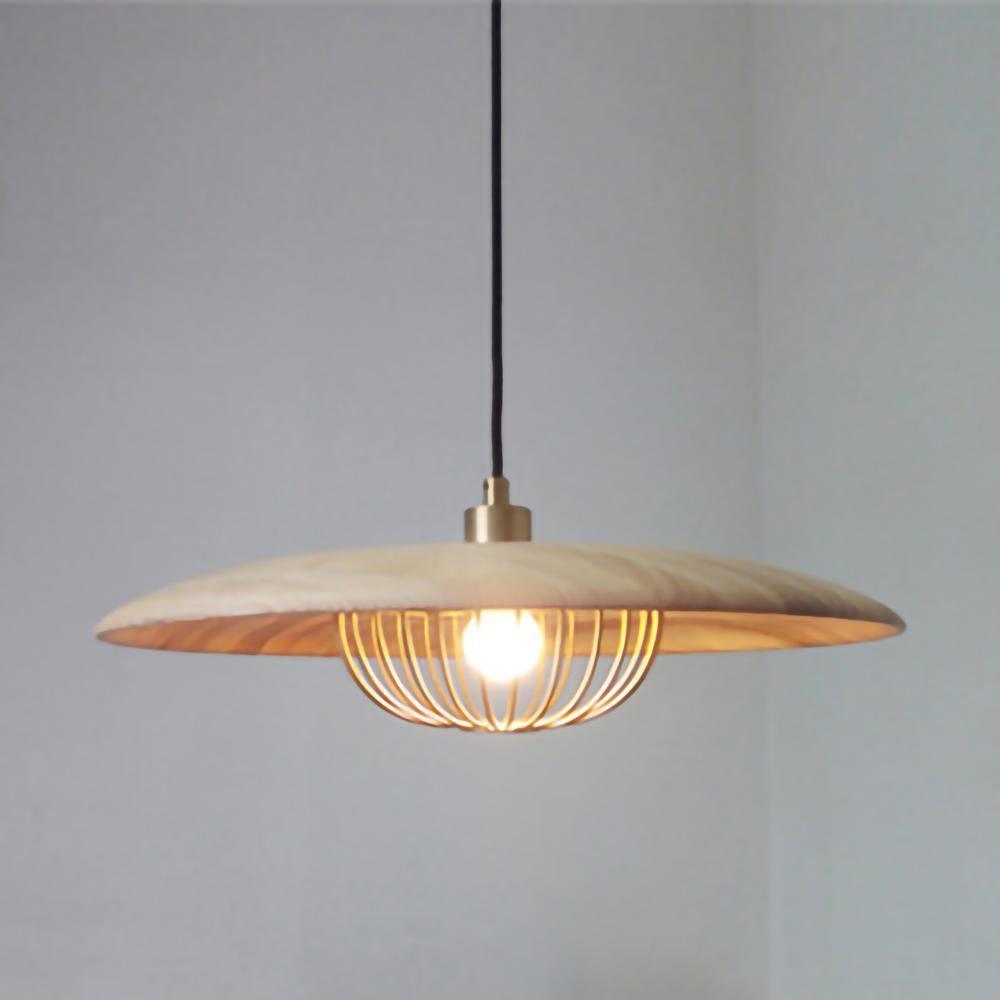 Elanora Wood Retro Vintage Pendant Lamp