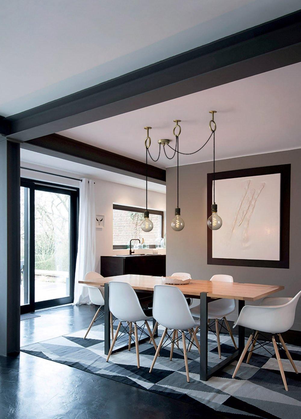 Lustra Lustre Industrial Spider Bulb Hanging