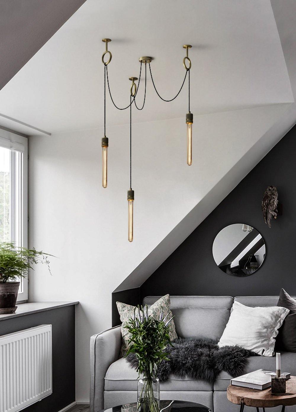 Lustra Lustre Industrial Spider Bulb Hanging