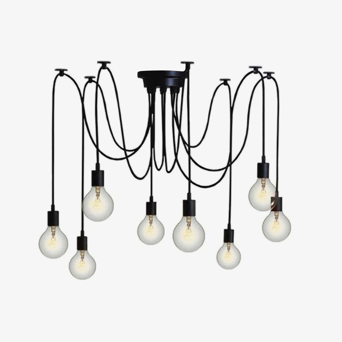 Lustra Lustre à Câble Araignée Industriel