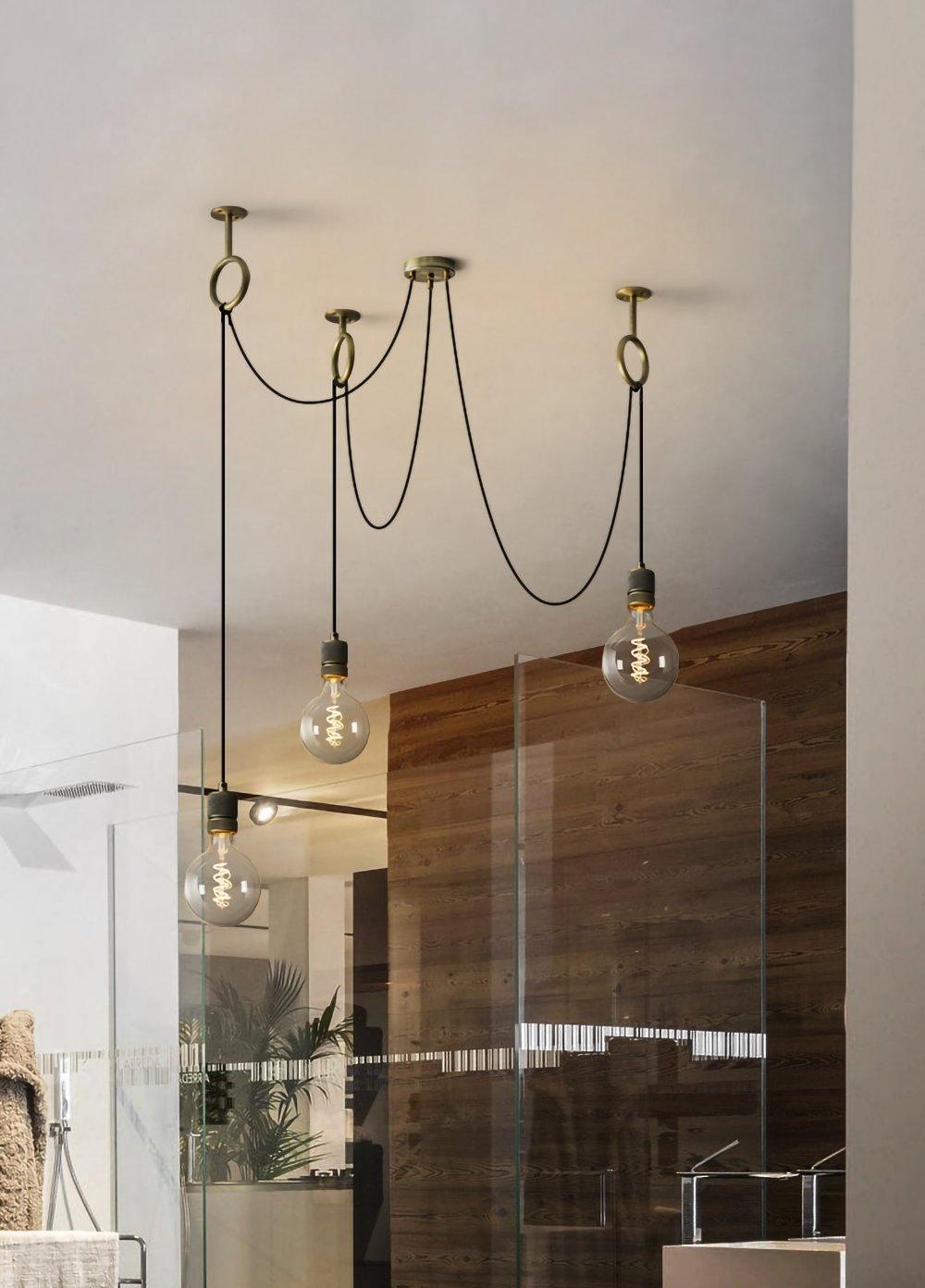 Lustra Lustre Industrial Spider Bulb Hanging