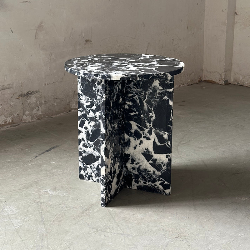 Acariel Table D'appoint en Marbre Minimaliste Moderne Accessoires
