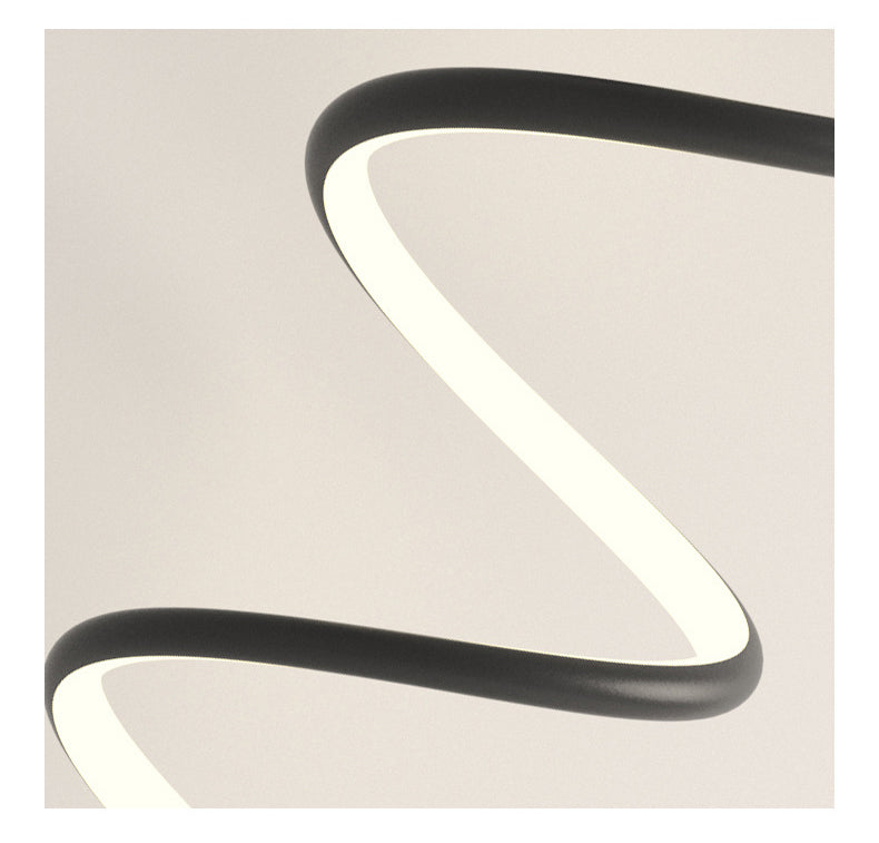 Arisha Applique Murale LED Spirale Moderne Pour Chambre, Couloir, Salon