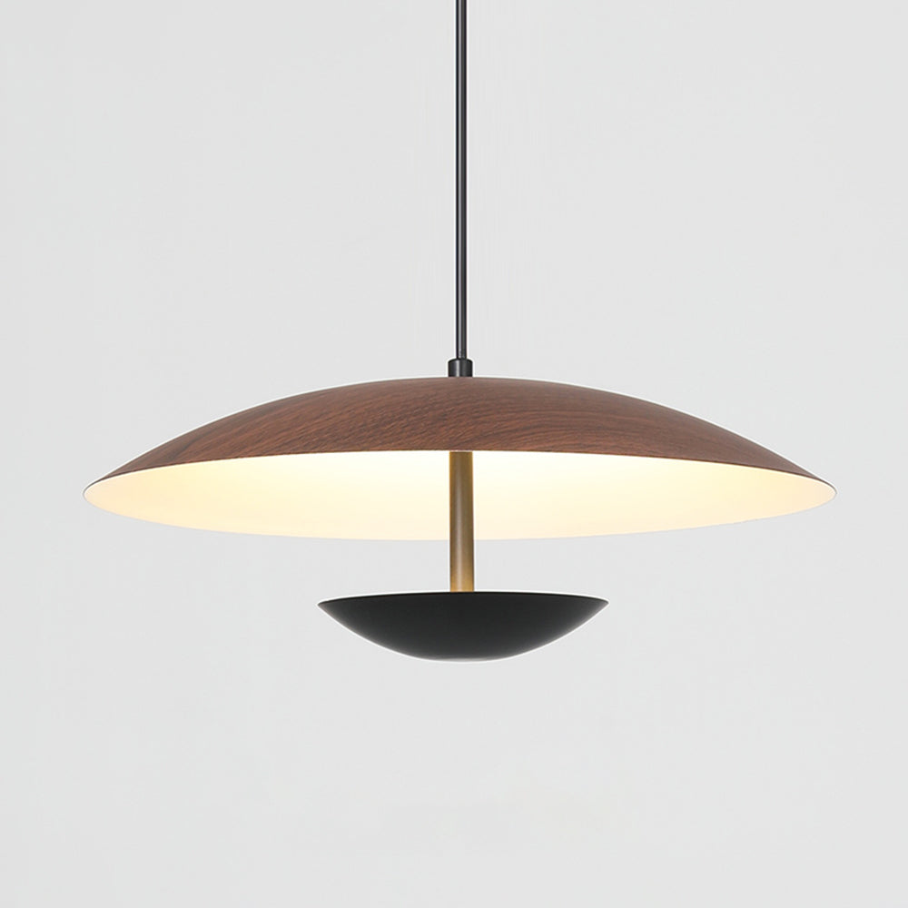Zephy Suspension Dôme Traditionnelle.  Bois/Marron. Salon/Salle à Manger