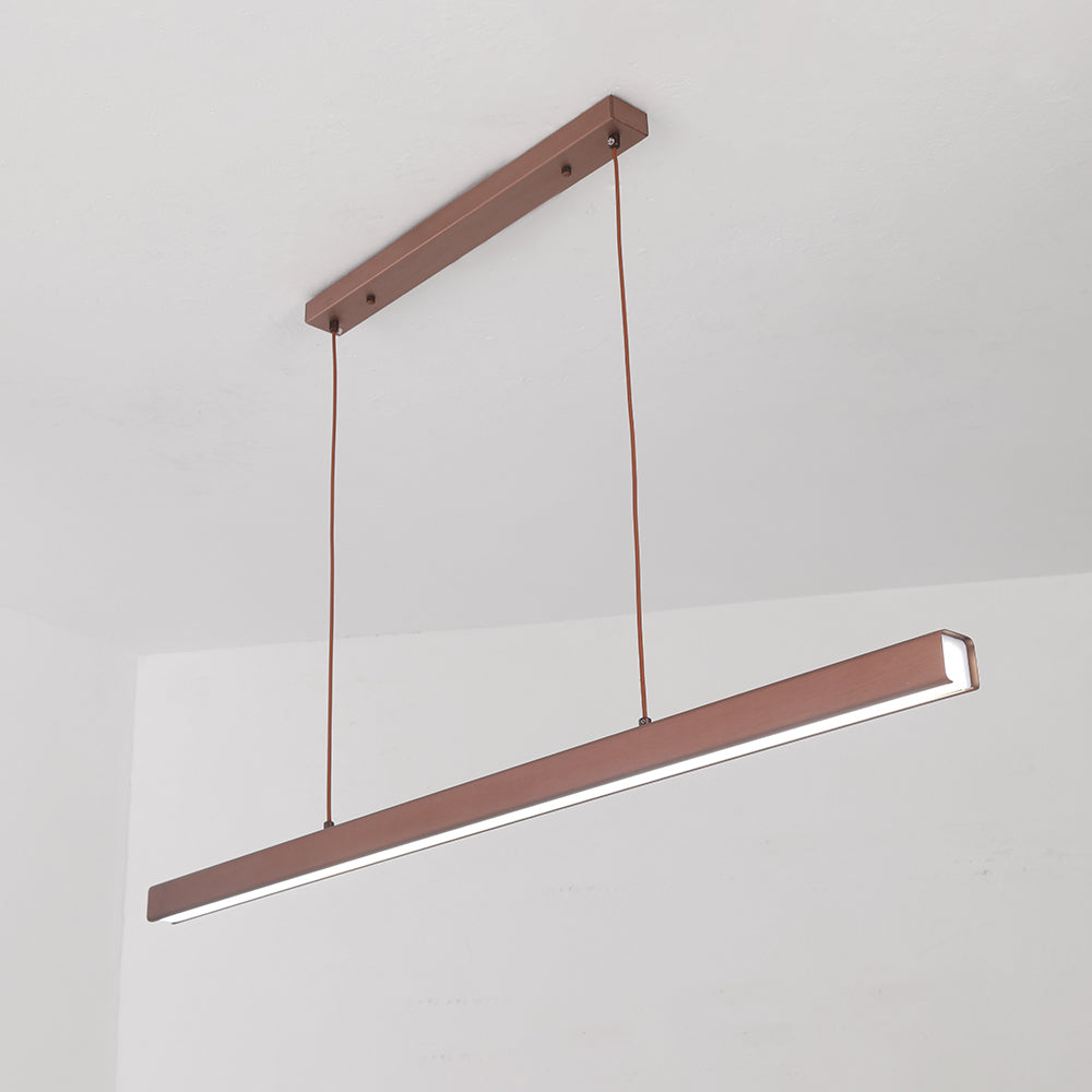 Thala Suspension Linéaire Moderne  Noir/Marron Salon