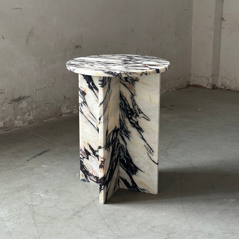Acariel Table D'appoint en Marbre Minimaliste Moderne Accessoires