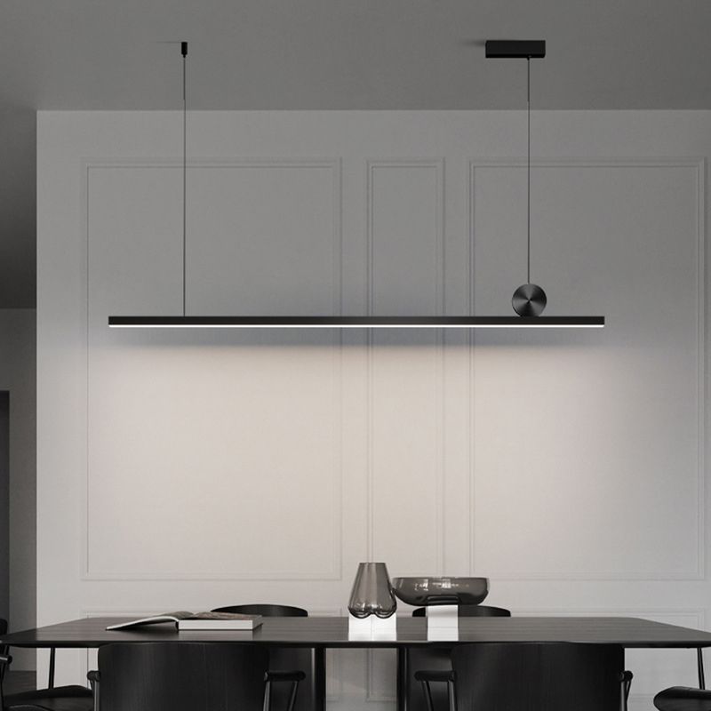 Luvon Design LED Suspensions Linéaire Moderne Métal