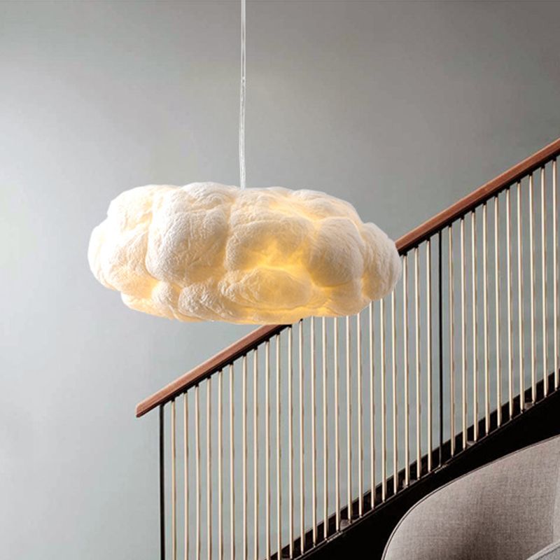Nuage Suspension Nuage Art Deco Blanc Salon/Chambre à Coucher