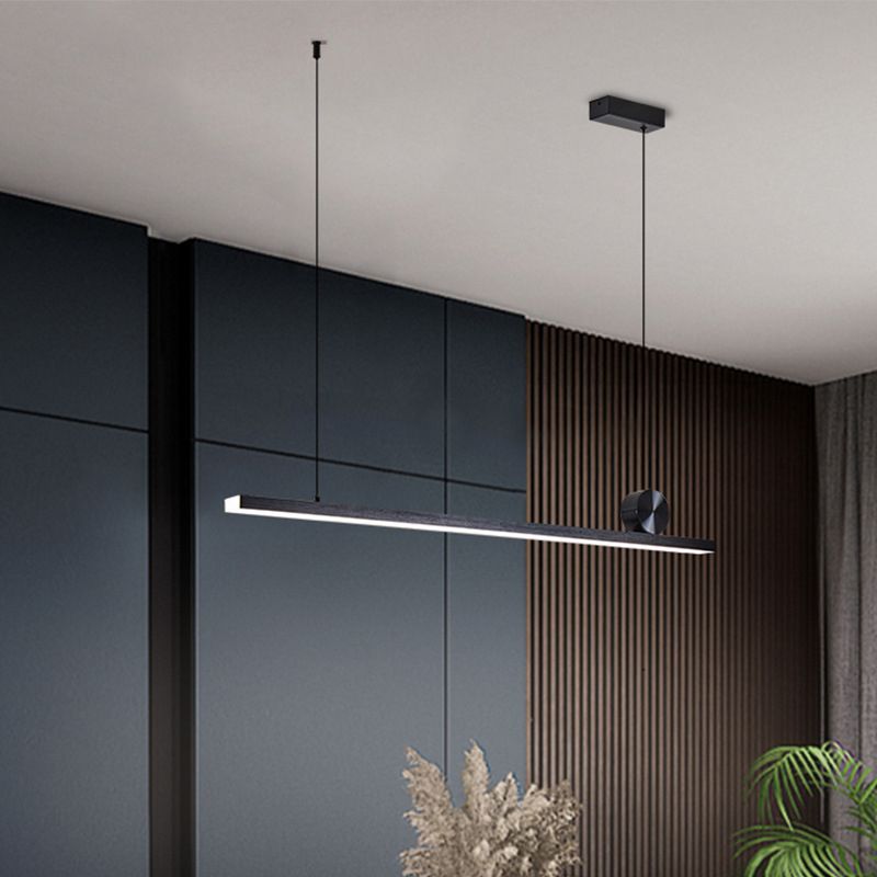 Luvon Design LED Suspensions Linéaire Moderne Métal