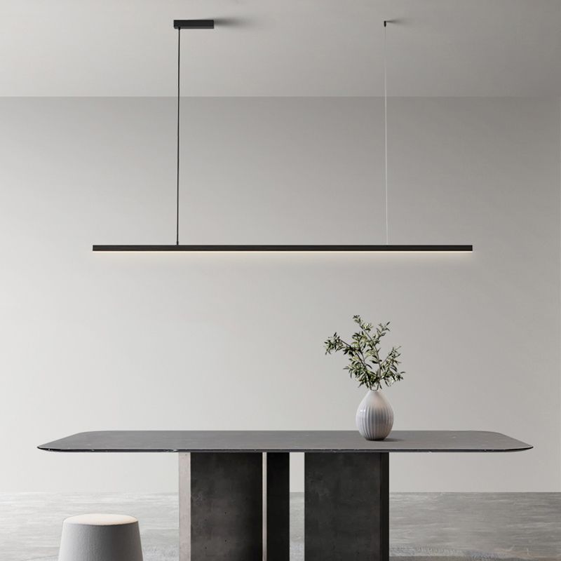 Xirro Suspension Linéaire Minimaliste Noir/Blanc. Chambre