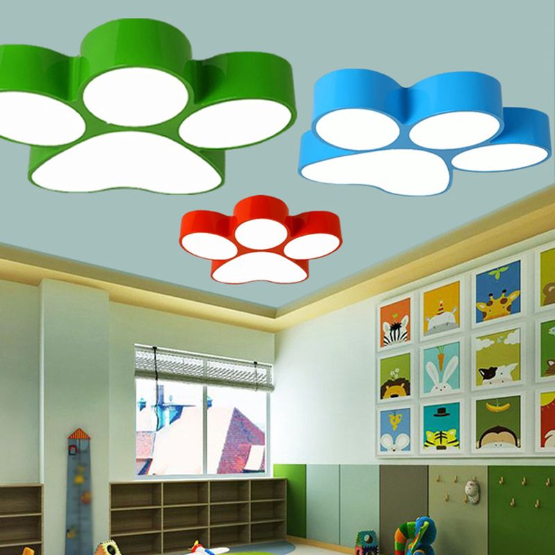 Arisha Moderne LED Plafonnier Jaune/Bleu/Vert Acrylique Salon