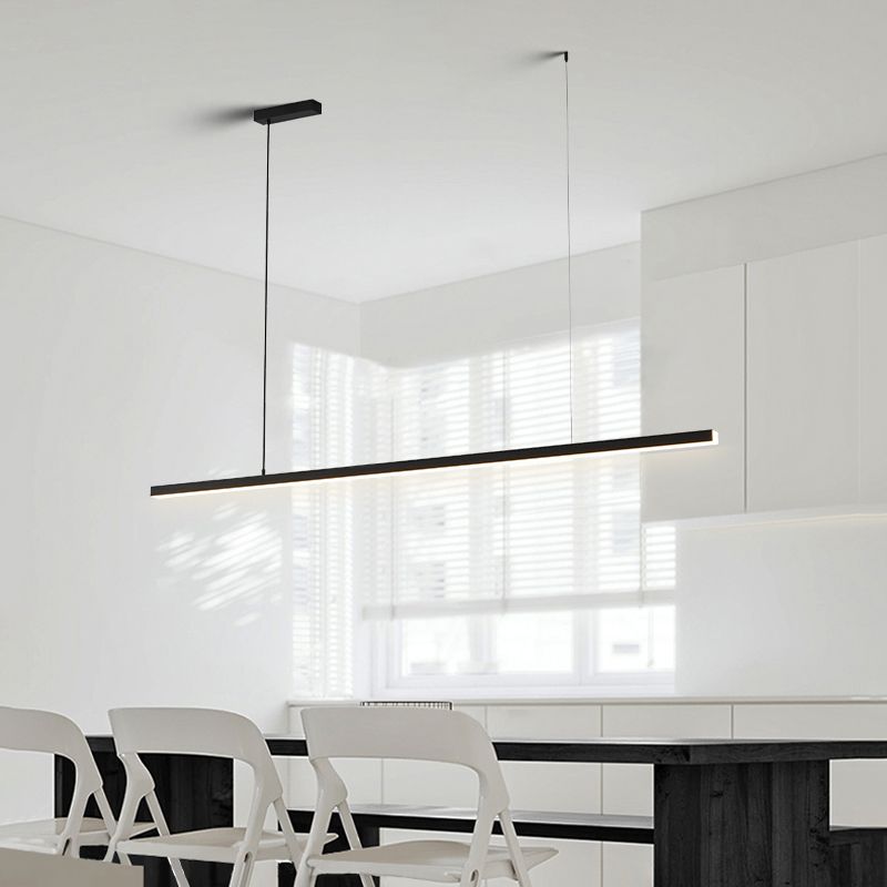 Xirro Suspension Linéaire Minimaliste Noir/Blanc. Chambre