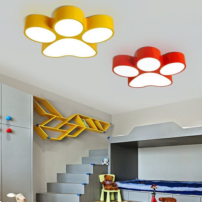 Arisha Moderne LED Plafonnier Jaune/Bleu/Vert Acrylique Salon