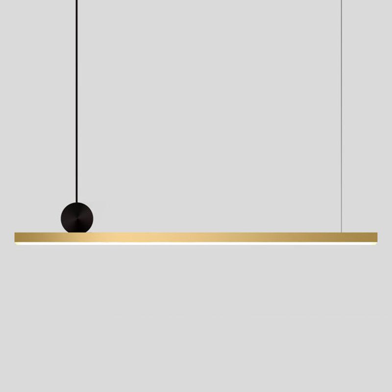 Luvon Design LED Suspensions Linéaire Moderne Métal