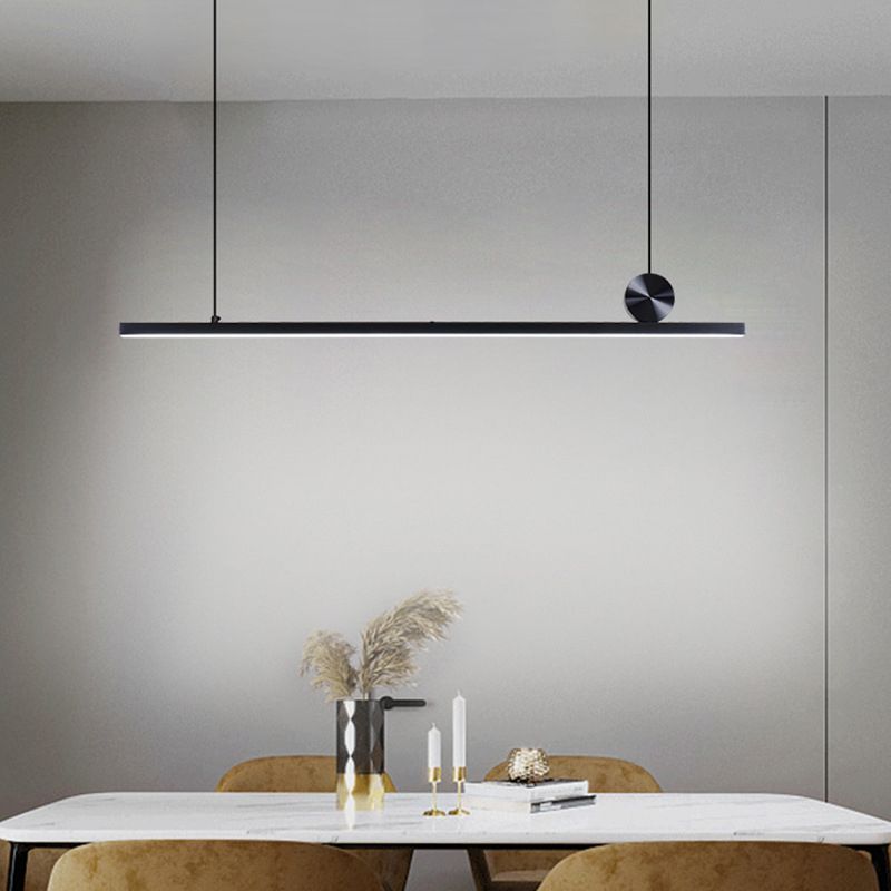 Luvon Design LED Suspensions Linéaire Moderne Métal