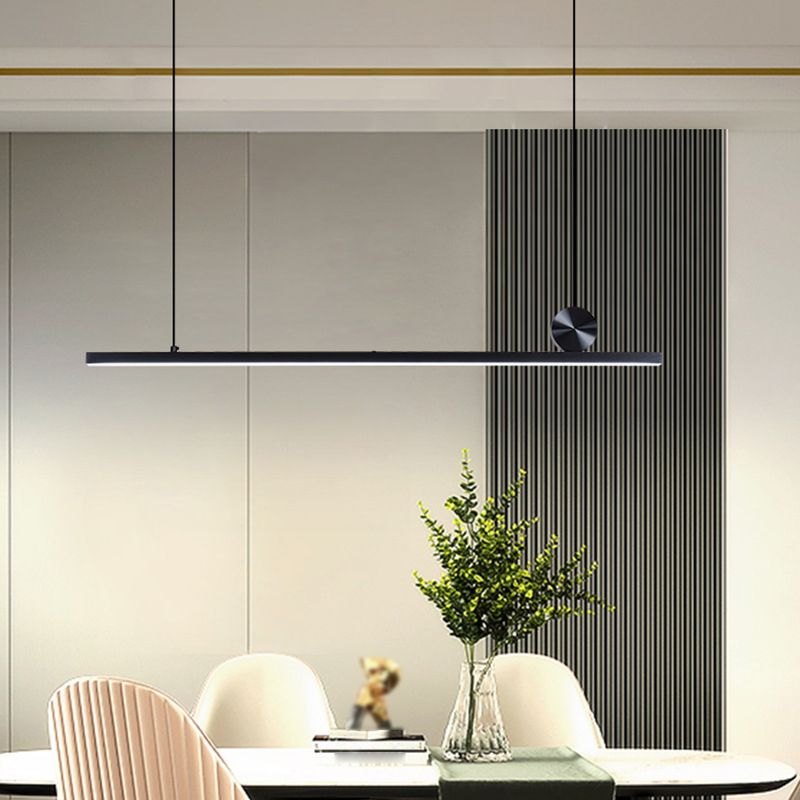 Luvon Design LED Suspensions Linéaire Moderne Métal