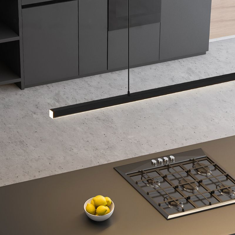 Xirro Suspension Linéaire Minimaliste Noir/Blanc. Chambre