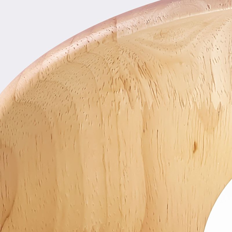 Oaki Plafonnier Bol Moderne. Bois/Verre. Bois/Noyer. Salon